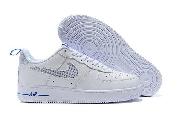 Women's Air Force 1 Low Top White Shoes 066